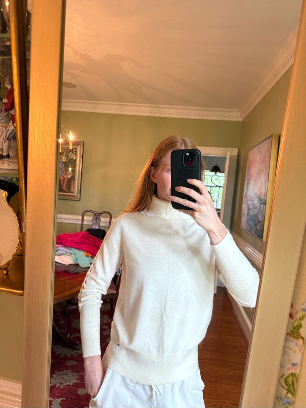 NWT Ted Baker Cream Turtleneck Sweater